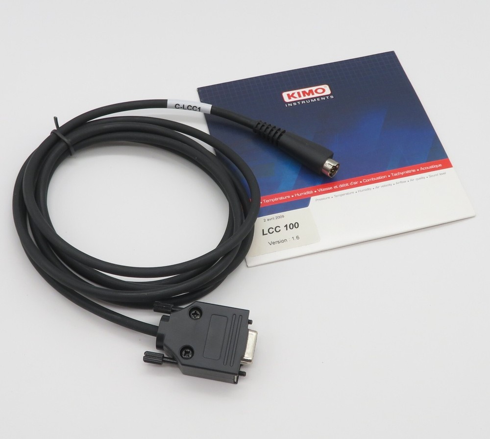 KIMO LCC-100 Parameter Software Cable RS232 Configuration Software Class 50+100