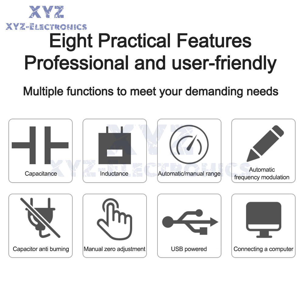 MLC500 Auto Range LCR Capacitance Inductance Meter Digital Capacitance Tester
