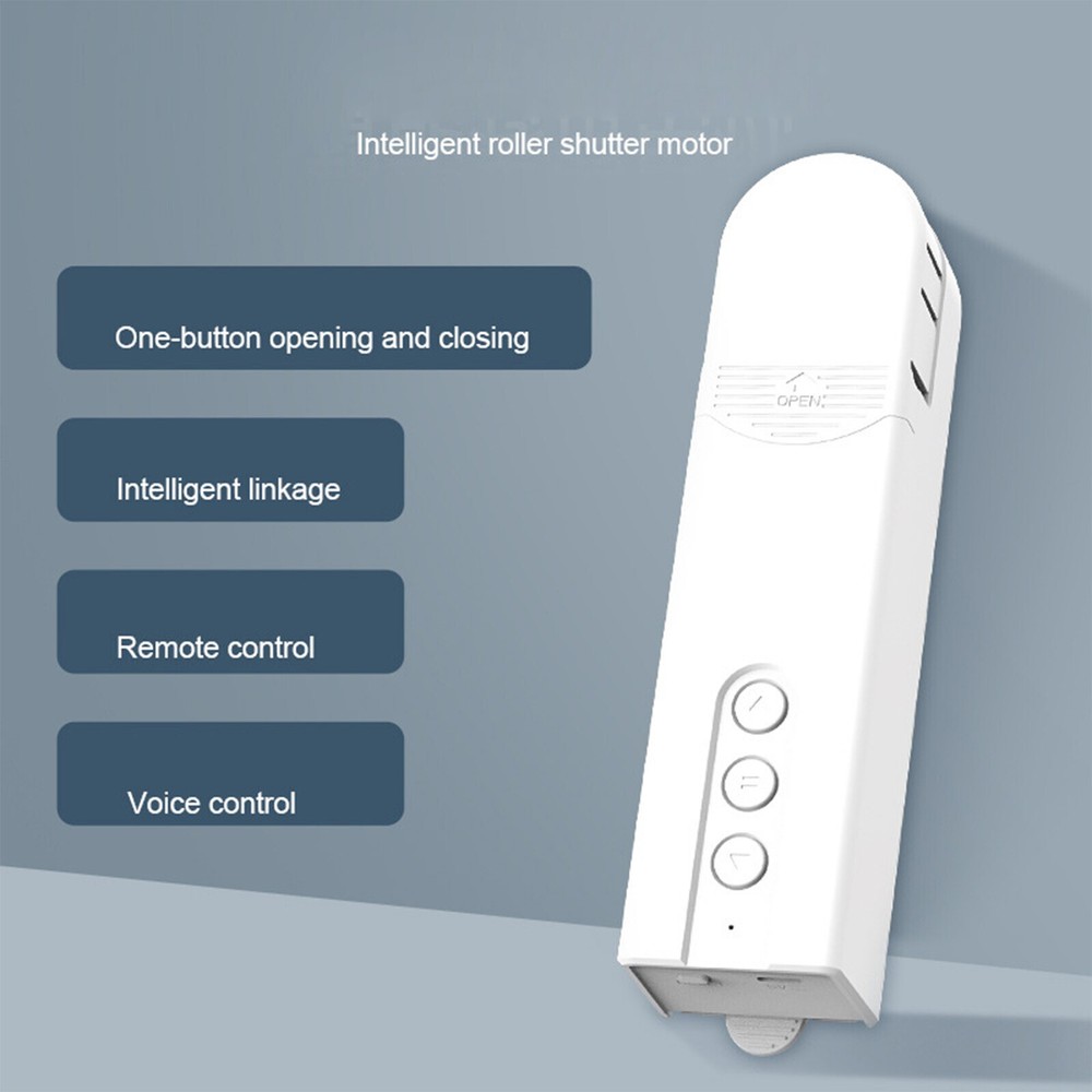 1Pcs Smart White Tuya Blind Motor Wifi Automatic Roller Shutter with App Control