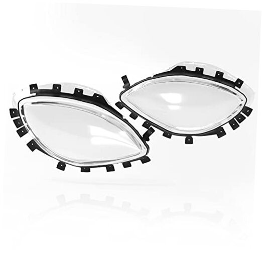 Headlight Replacement Lens Driver Passenger L+R PAIR For Corvette Clear Kit2
