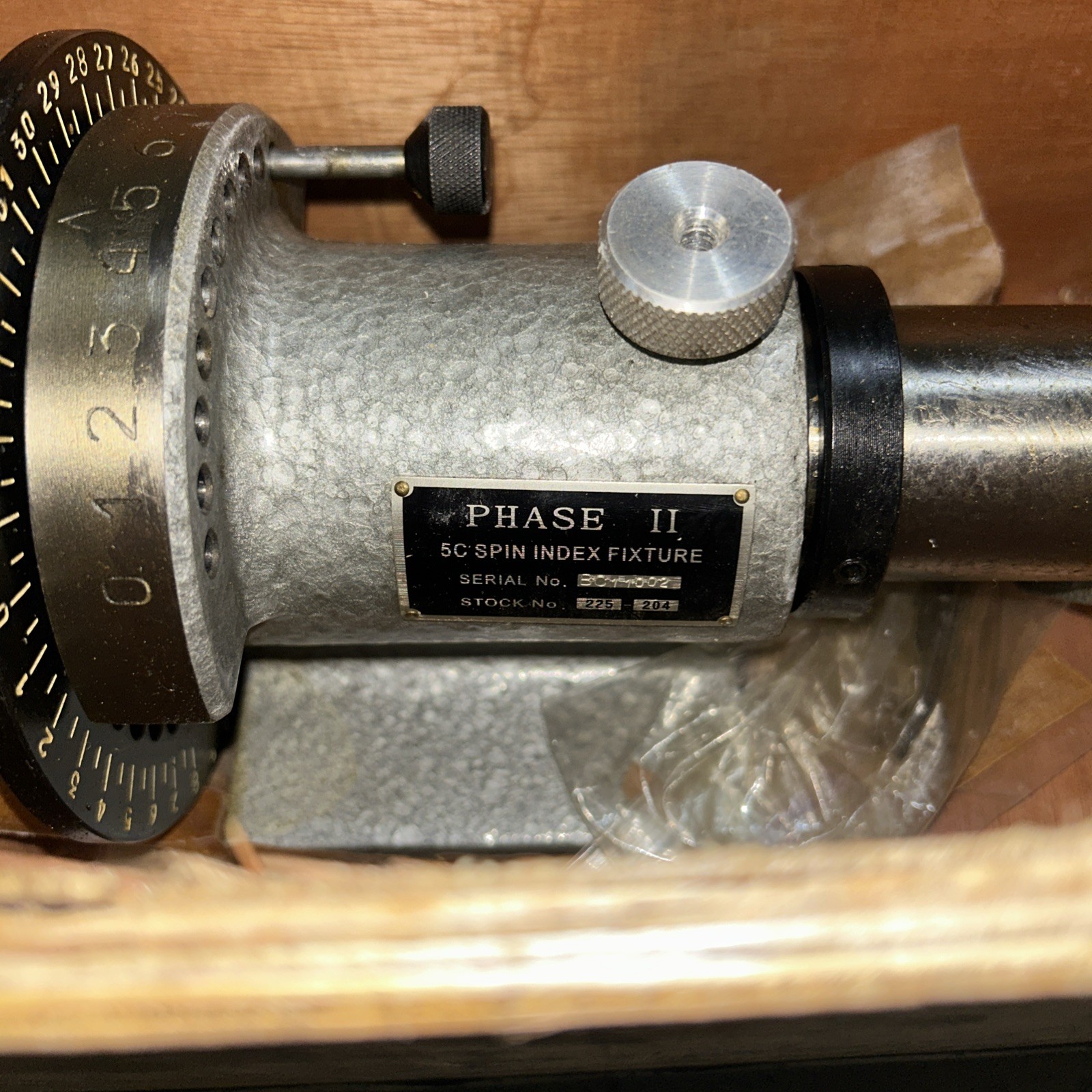 PHASE II 5C Collet Indexer Spin Indexing 225-204 In Original Box