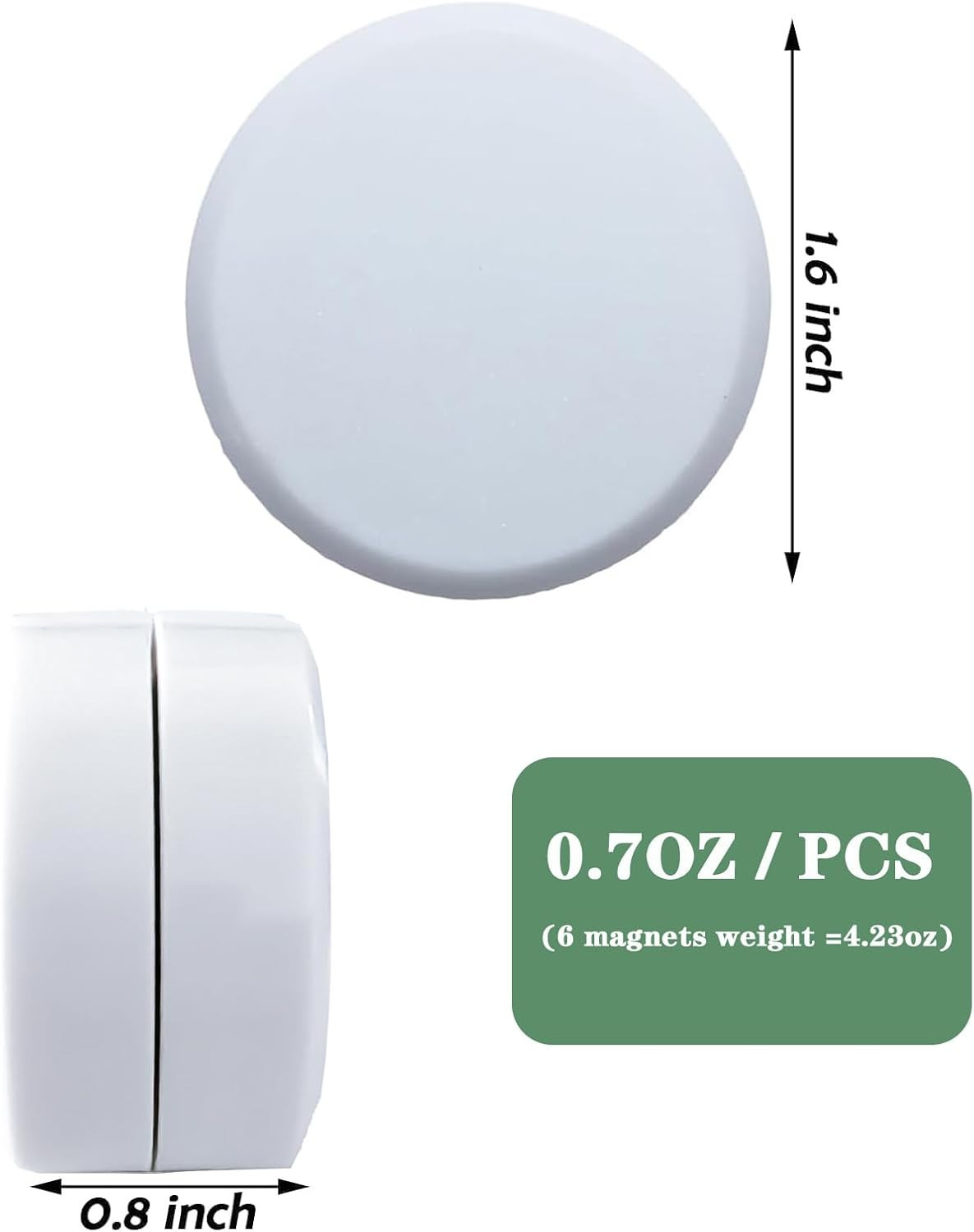 6 PCS Shower Curtain Weights Bottom Magnetic Heavy Duty Weights Premium Show...