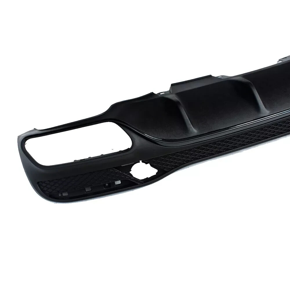 FOR MERCEDES GLE ML W166 SUV GLE63 STYLE REAR DIFFUSER VALANCE & BLACK TAILPIPES