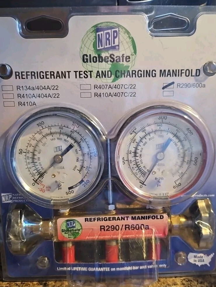 NEW NRP Refrigerant Test & Charging Manifold