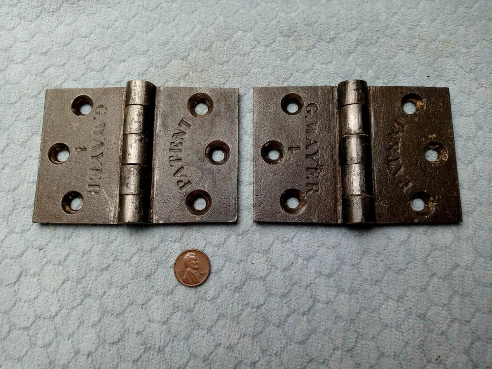 G. Mayer #4 Shutter Hinges 1830