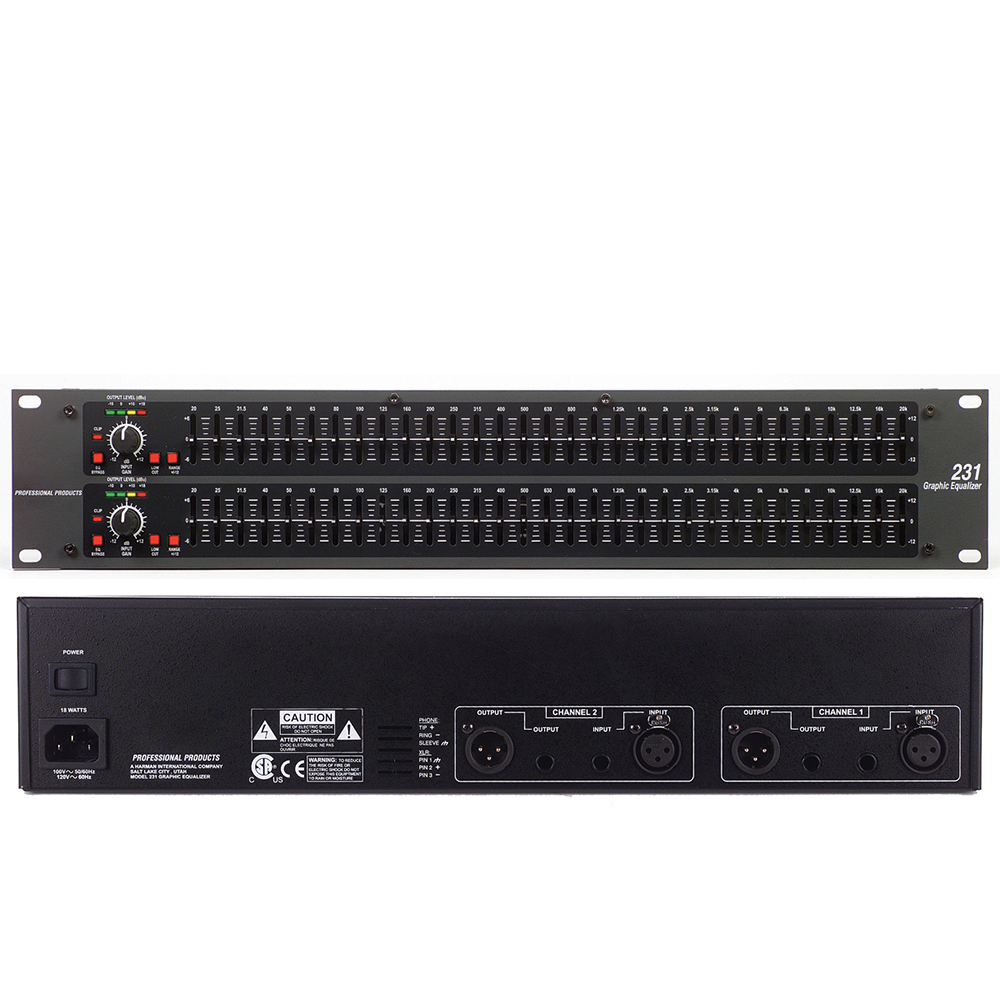 High-quality SUX-231 Professional Stereo Audio Equalizer EQ Professional Speaker