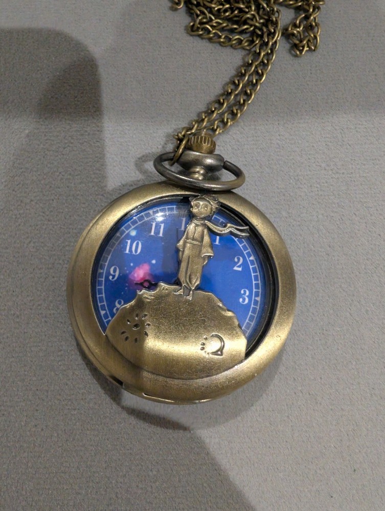 Little Prince Style Pocket Watch Working