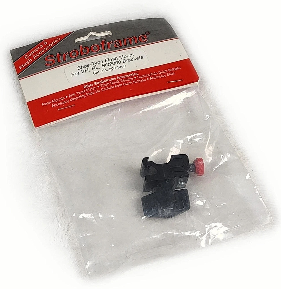 Stroboframe Shoe-Type Flash Mount for VH RL SQ2000 Brackets – NOS New Sealed