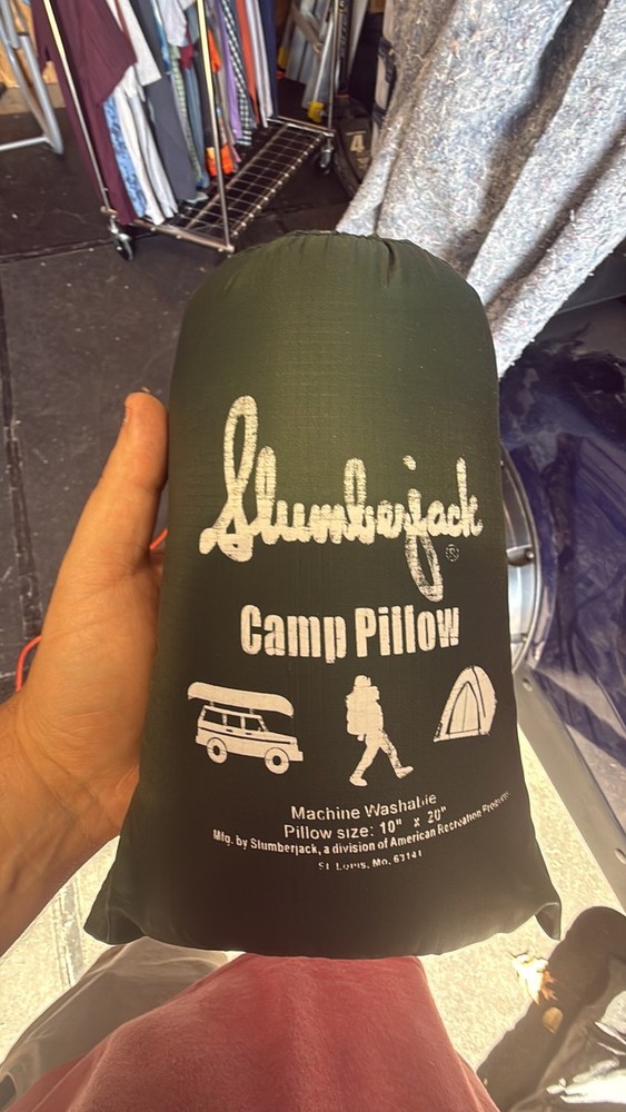 Slumberjack Camp Pillow