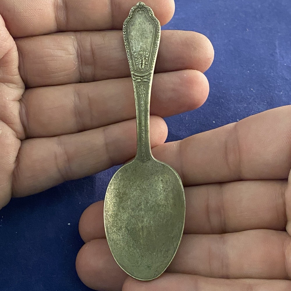 Vintage Duvan Silver Plated Baby Spoon Flatware Utensil Silverplated