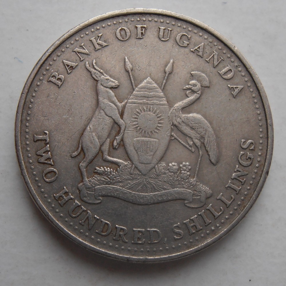 UGANDA 200 SHILLINGS 1998