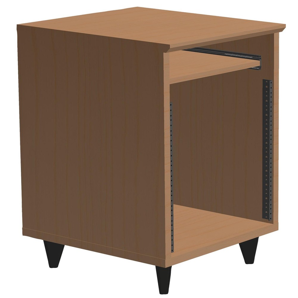 Gator Frameworks Elite Series 10U Studio Rack Table Natural Maple Finish idjnow