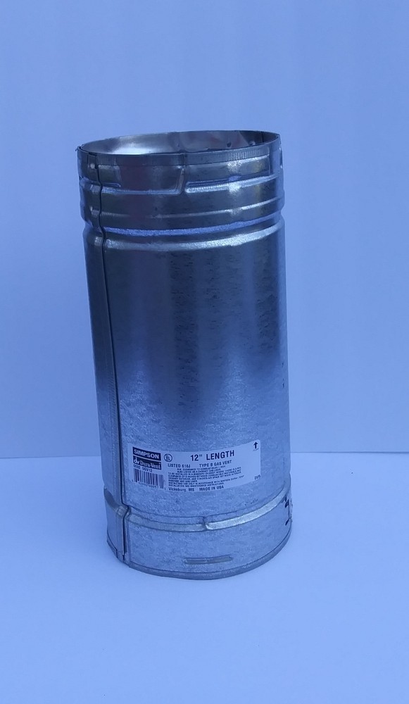 SIMPSON DURA VENT B VENT PIPE 5" X 12" PIPE  (NEW)