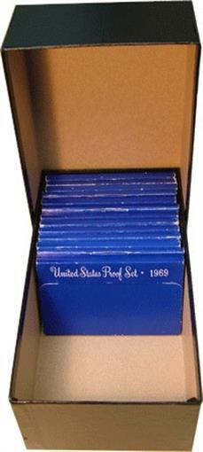 Box For US Proof Sets Heavy Duty Strong Collection Storage / Shipping Case