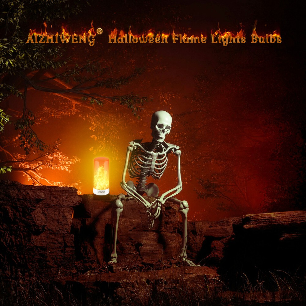 Rechargeable USB LED Flame Light with Remote, Ambiance Lighting for Home