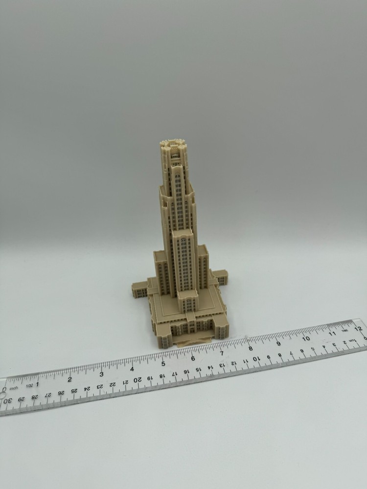 Cathedral of Learning Model- 3D Printed Full Color