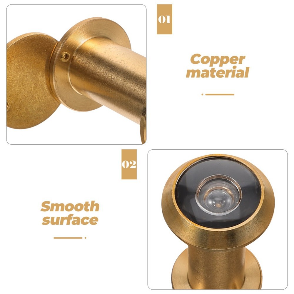 Wide Angle Door Viewer Viewers Peehole Polished Peephole Replacement