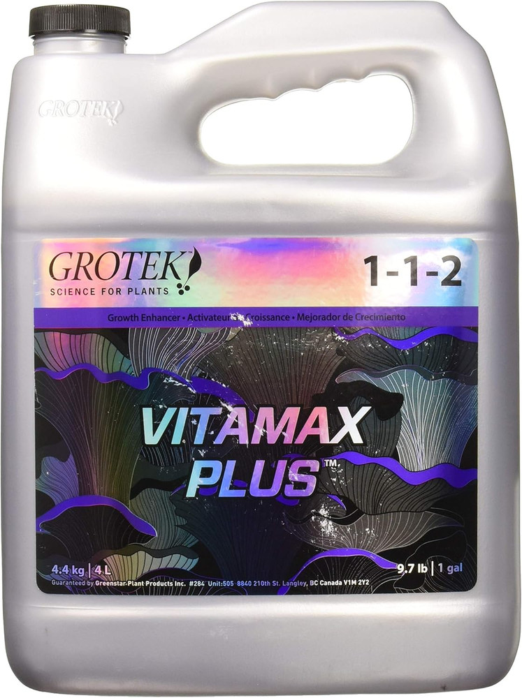 GTVMP6020 Vitamax plus Hydroponic Nutrients, 4 L, Black