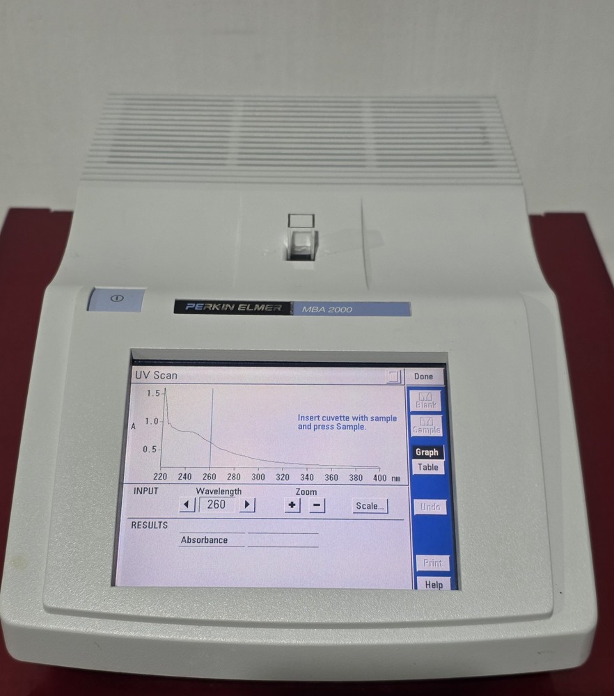 Perkin Elmer MBA 2000 UV/Vis Spectrophotometer
