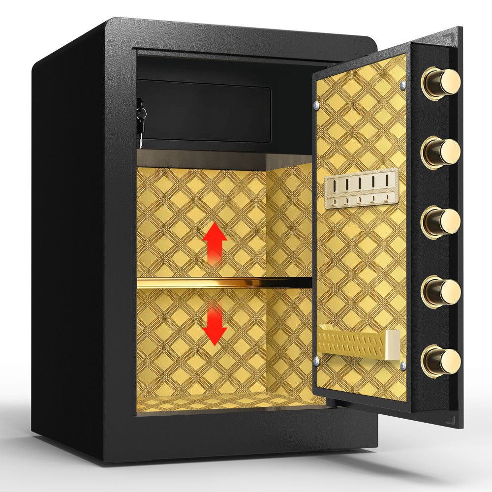 Large Steel Electronic Security Safe Box Hidden Code Function