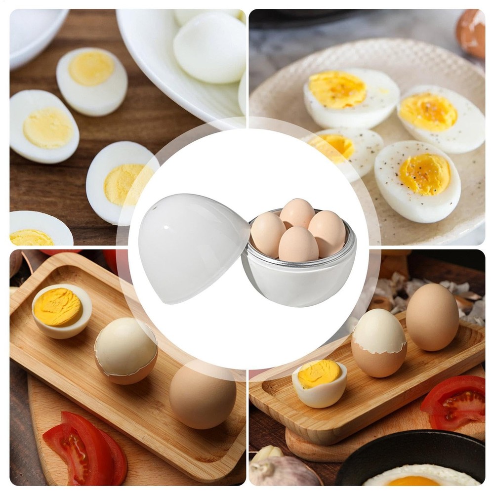 Microwave Egg Boiler - 4 Eggs Cooker Refer to description, B