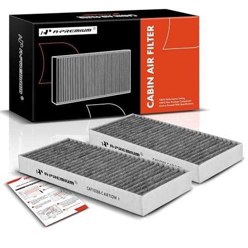 2-PC Cabin Air Filter with Activated Carbon Compatible with Nissan & Infiniti