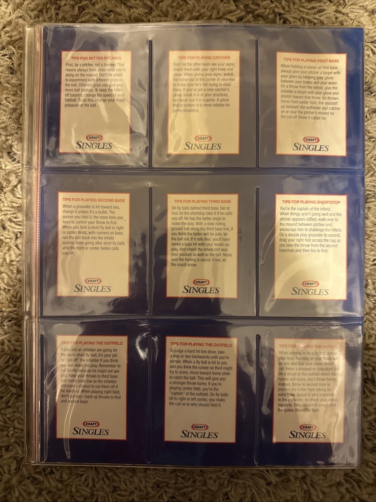Kraft Baseball Player Collectors Album