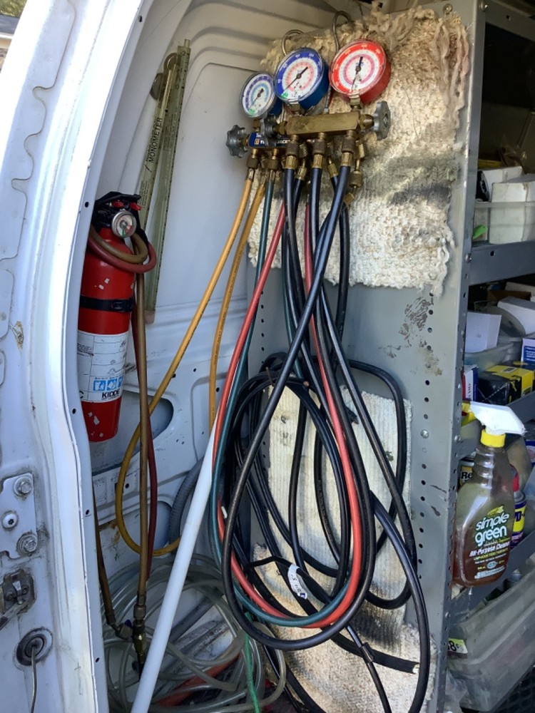 LARGE HVAC TOOLS, SUPPLIES, MATERIALS LOT