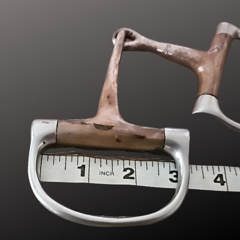 Used Copper Mouth Stainless D Ring Snaffle