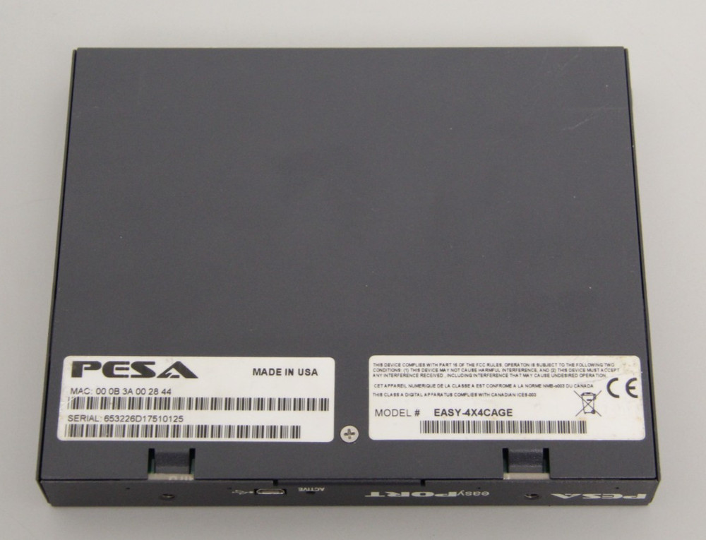 Pesa EasyPort 4x4 Switcher Model EASY-4X4CAGE