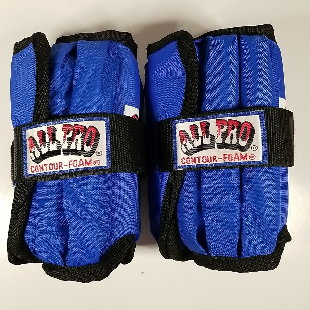 All Pro 10lb Pair Adjustable Ankle Weights With Box And Instructions - 5 lbs ea