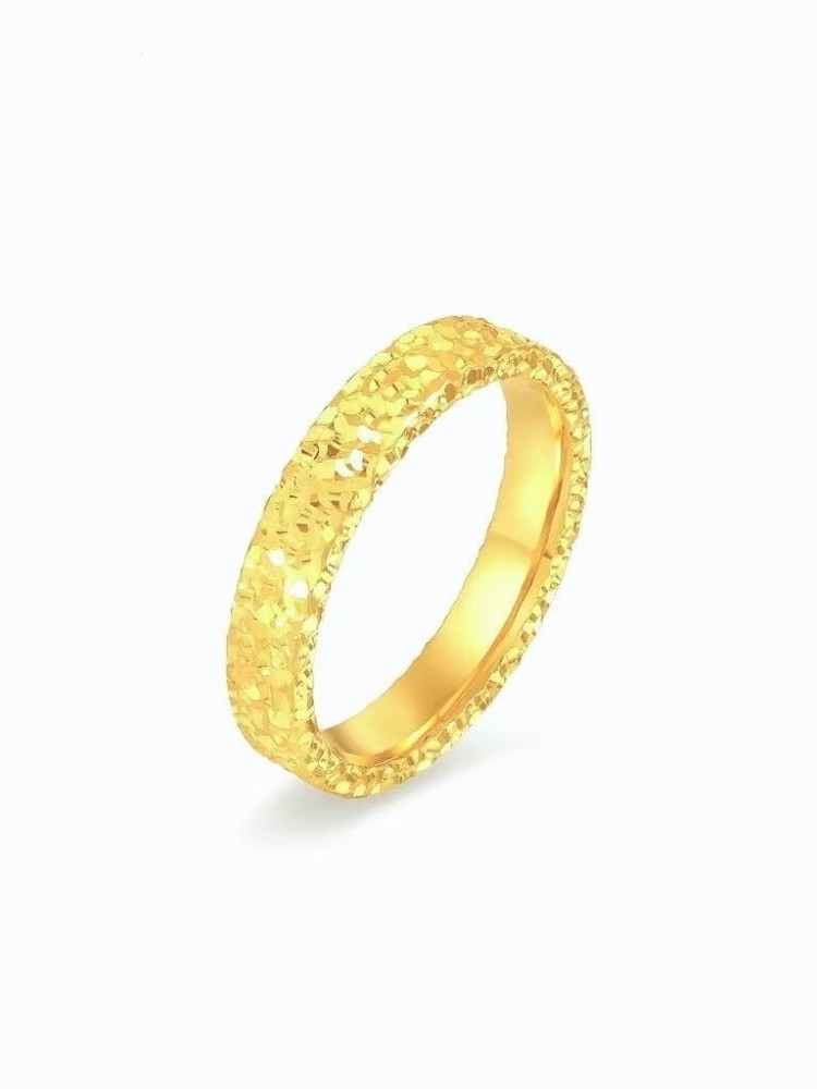 Lady's ring solid 10k sand gold all sizes.
