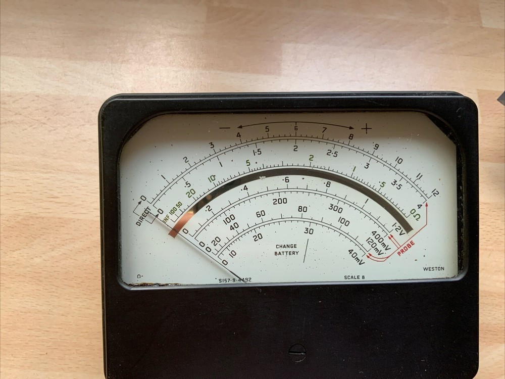 vintage meter Weston S157-9-4492