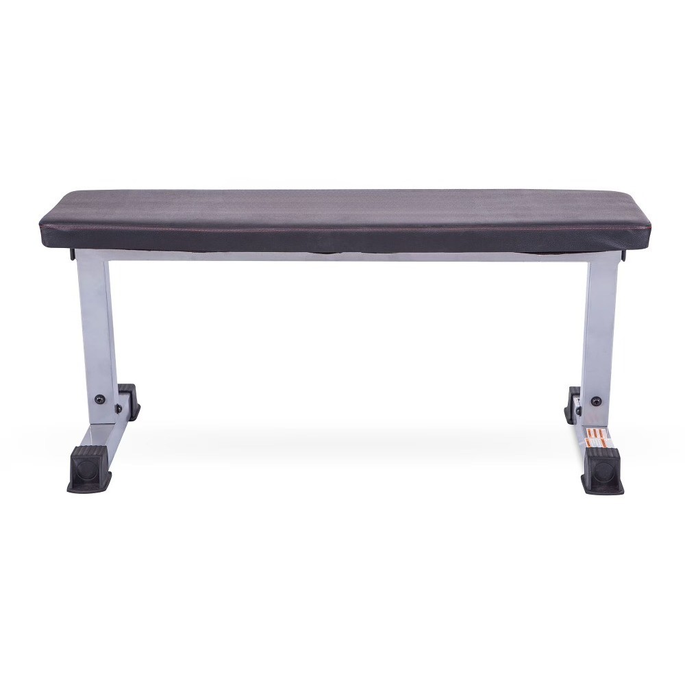 Strength Flat Utility Weight Bench (600 lb Weight Capacity), Gray