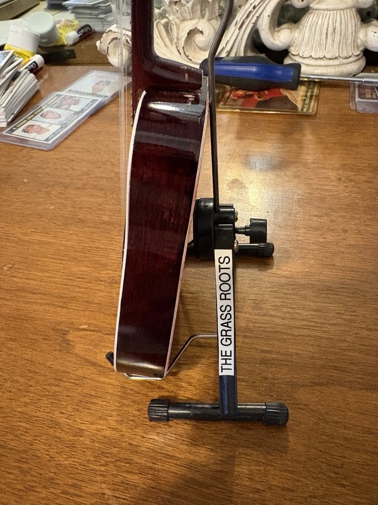 The Grass Roots Signed Mini Guitar