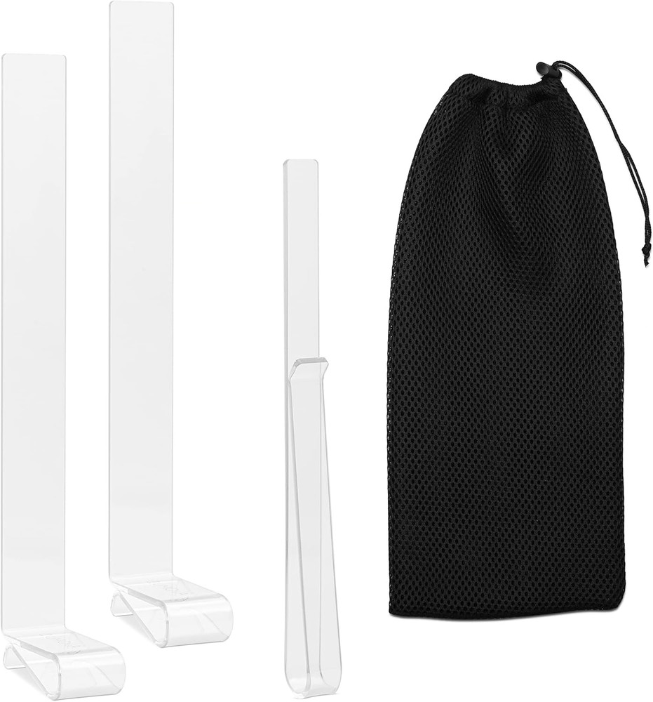 Music Stand Wind Clips - Transparent Plastic Sheet Holder - Complete with Protec