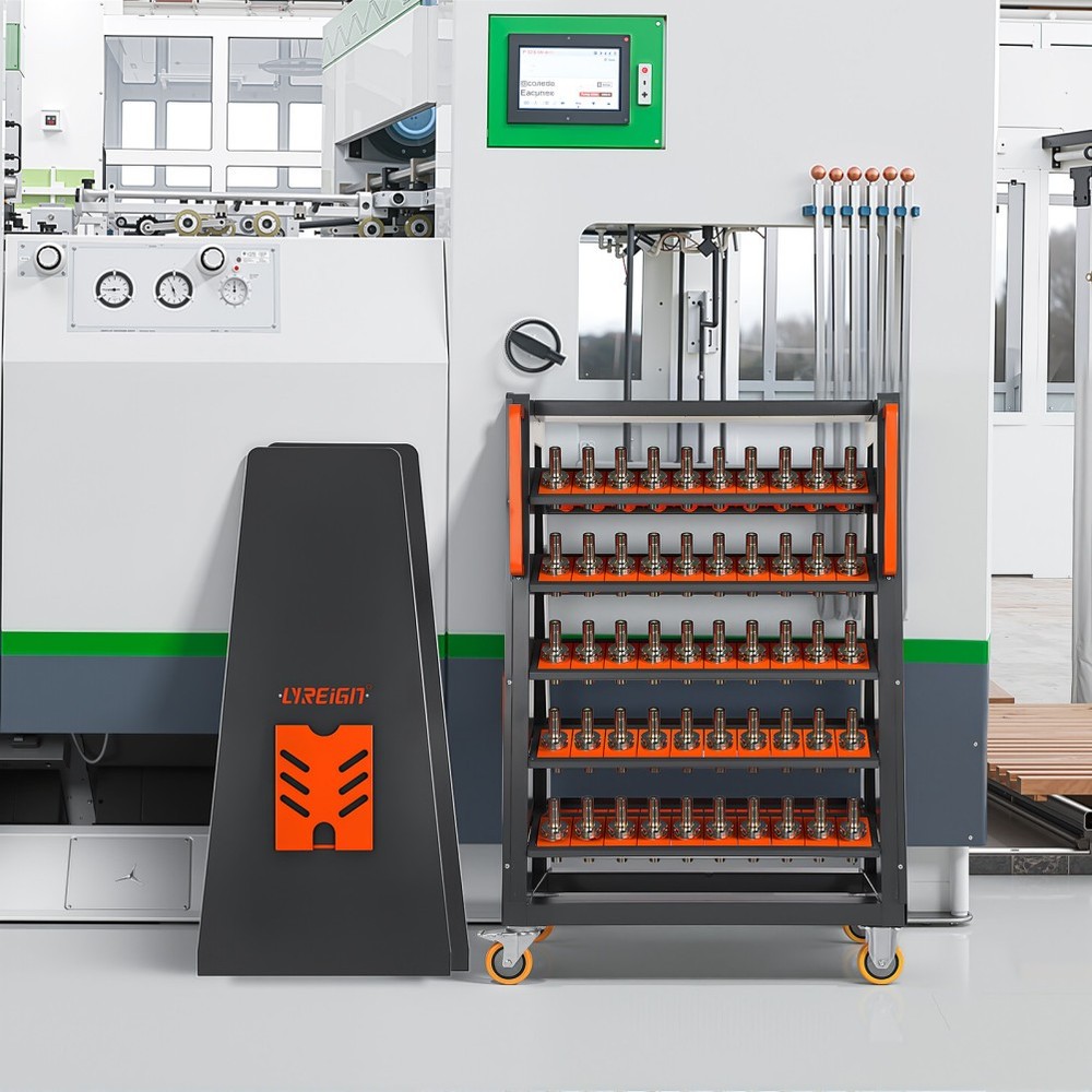 Rolling CNC Tool Carts CNC Tool Storage Rack CNC Mobile Tool Cabinet Tool Rack