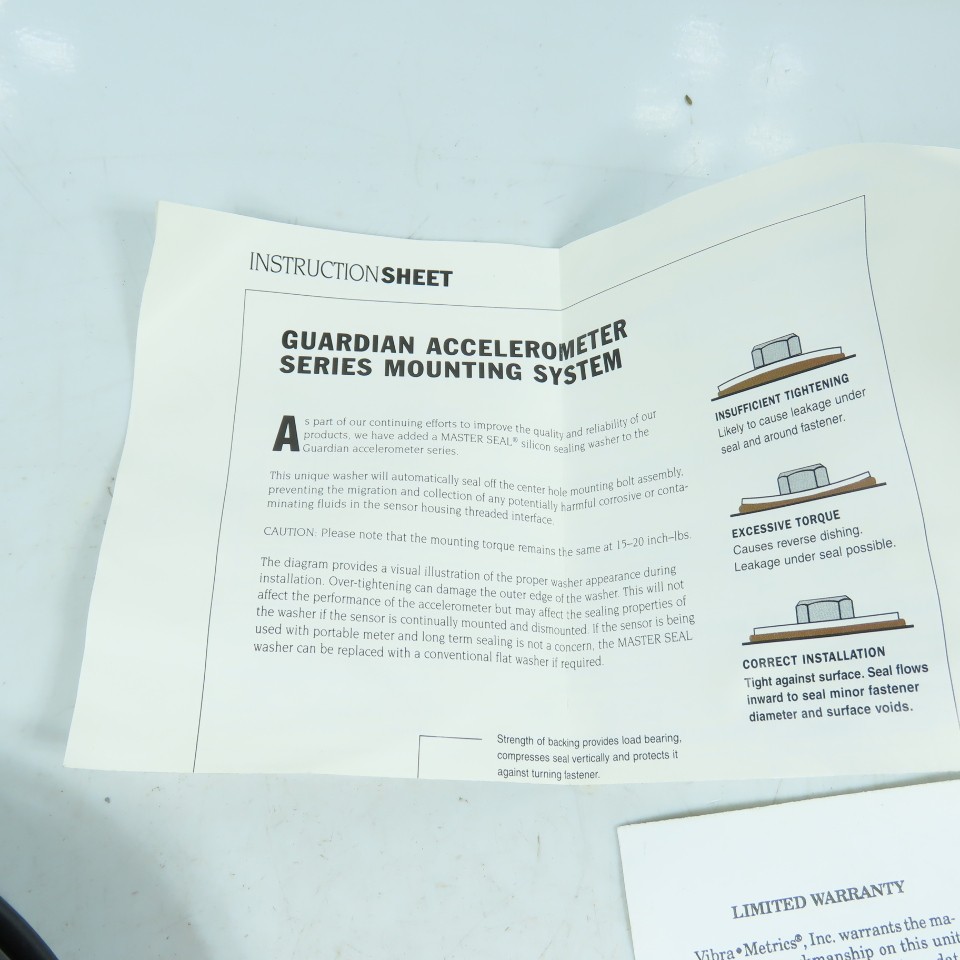 Vibra-Metrics 7002 Guardian Accelerometer Sensor