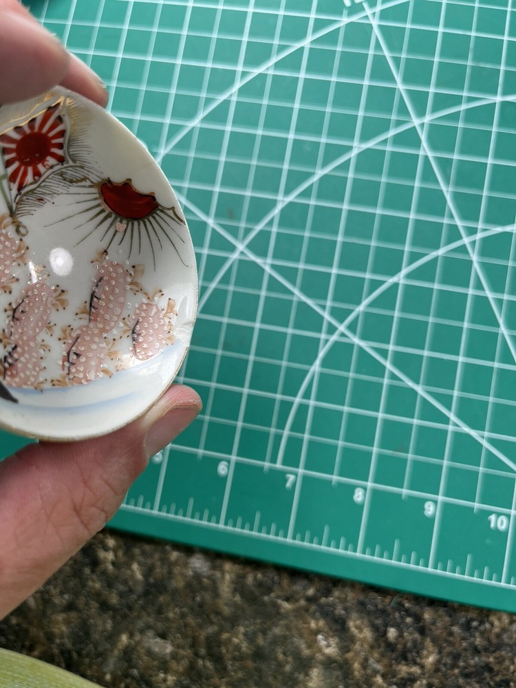 WWII Imperial Japanese Sake Cups x 2