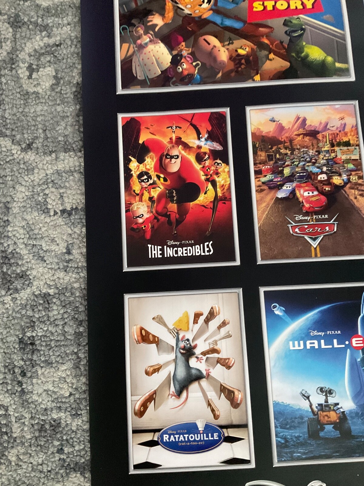 PIXAR disney 10 movie poster Toy Story Finding Nemo Incredibles Up a Bugs Life