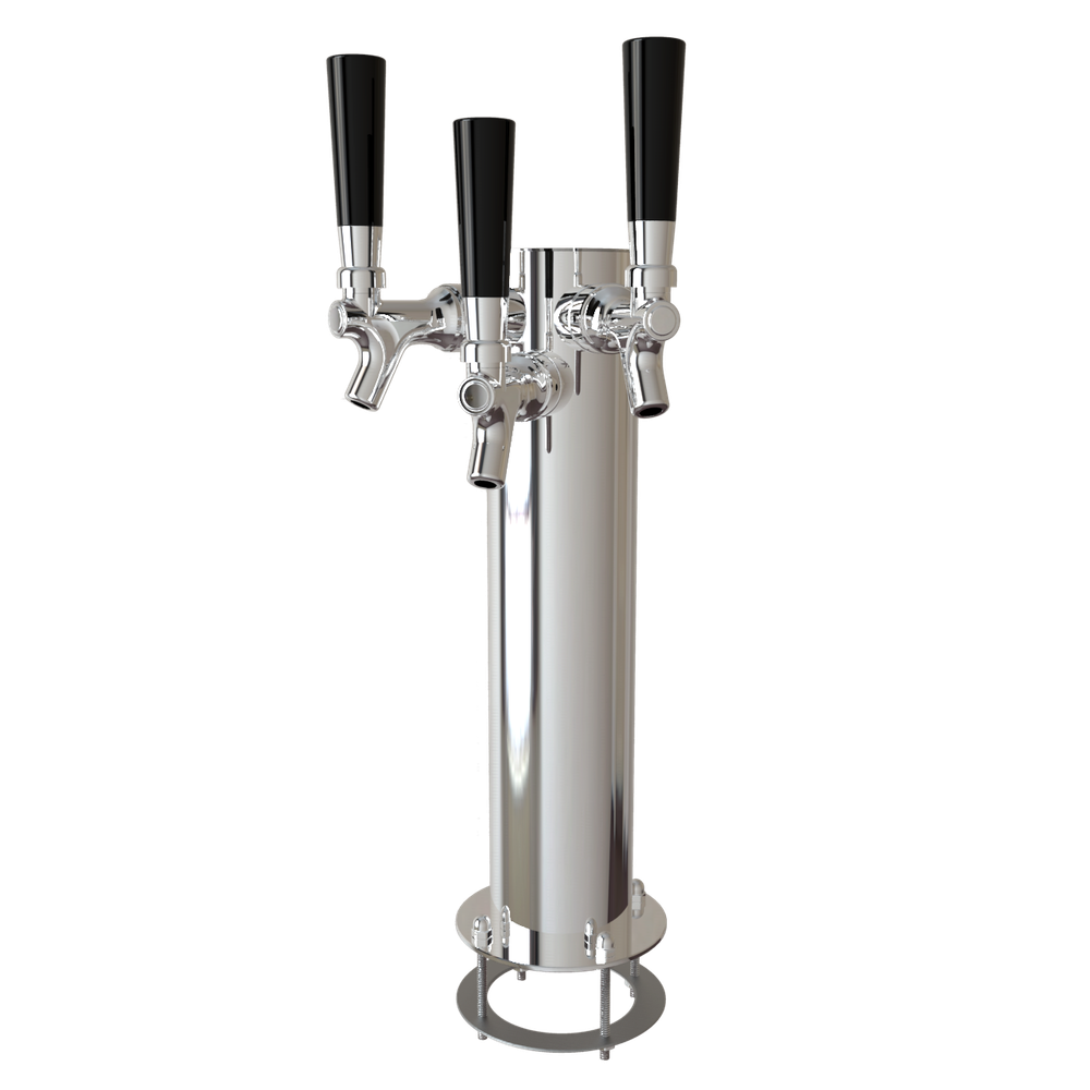 Draft beer tower, Cylinder-3, SS