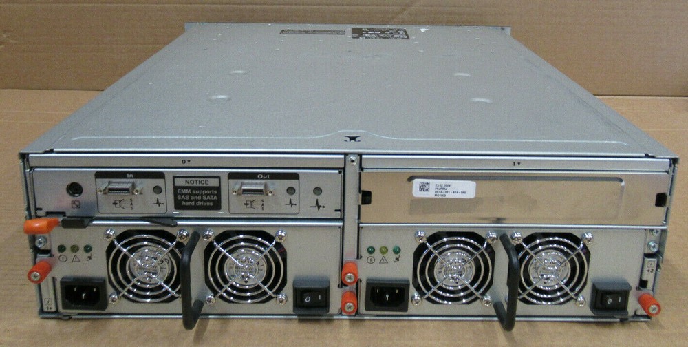 Dell PowerVault MD1000 5x 600GB SAS 3TB 1x SAS Control Modules Storage Array