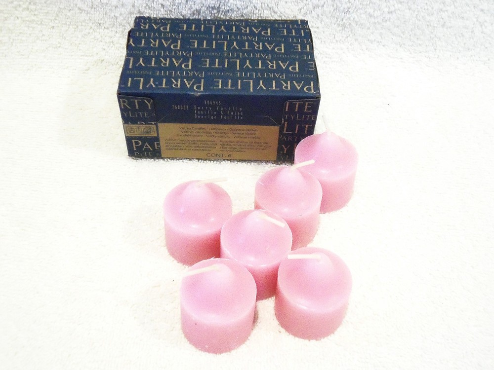 Partylite Berry Vanilla Votives -- RETIRED