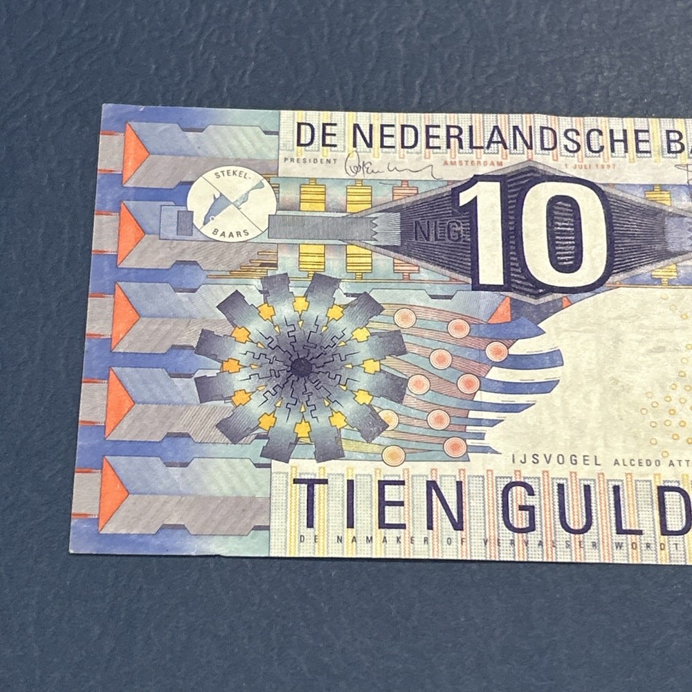 Netherlands- 10 Gulden- 1997