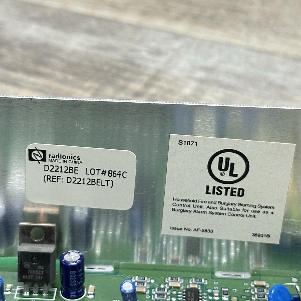 BOSCH RADIONICS D2212BE Security Alarm Panel Board - Working Pull