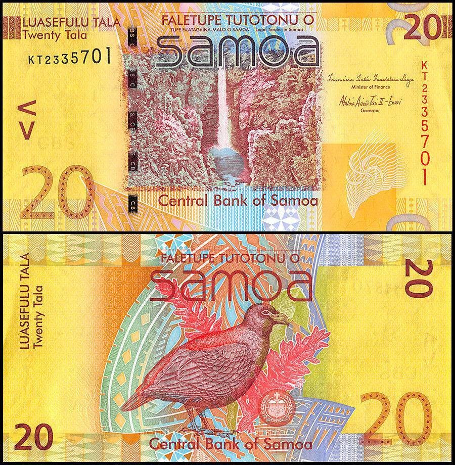 Samoa 20 Tala, 2012 ND, P-40b, UNC