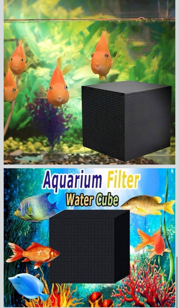 Eco-Friendly Aquarium Water Purifier Cube Filter with Activated Carbon