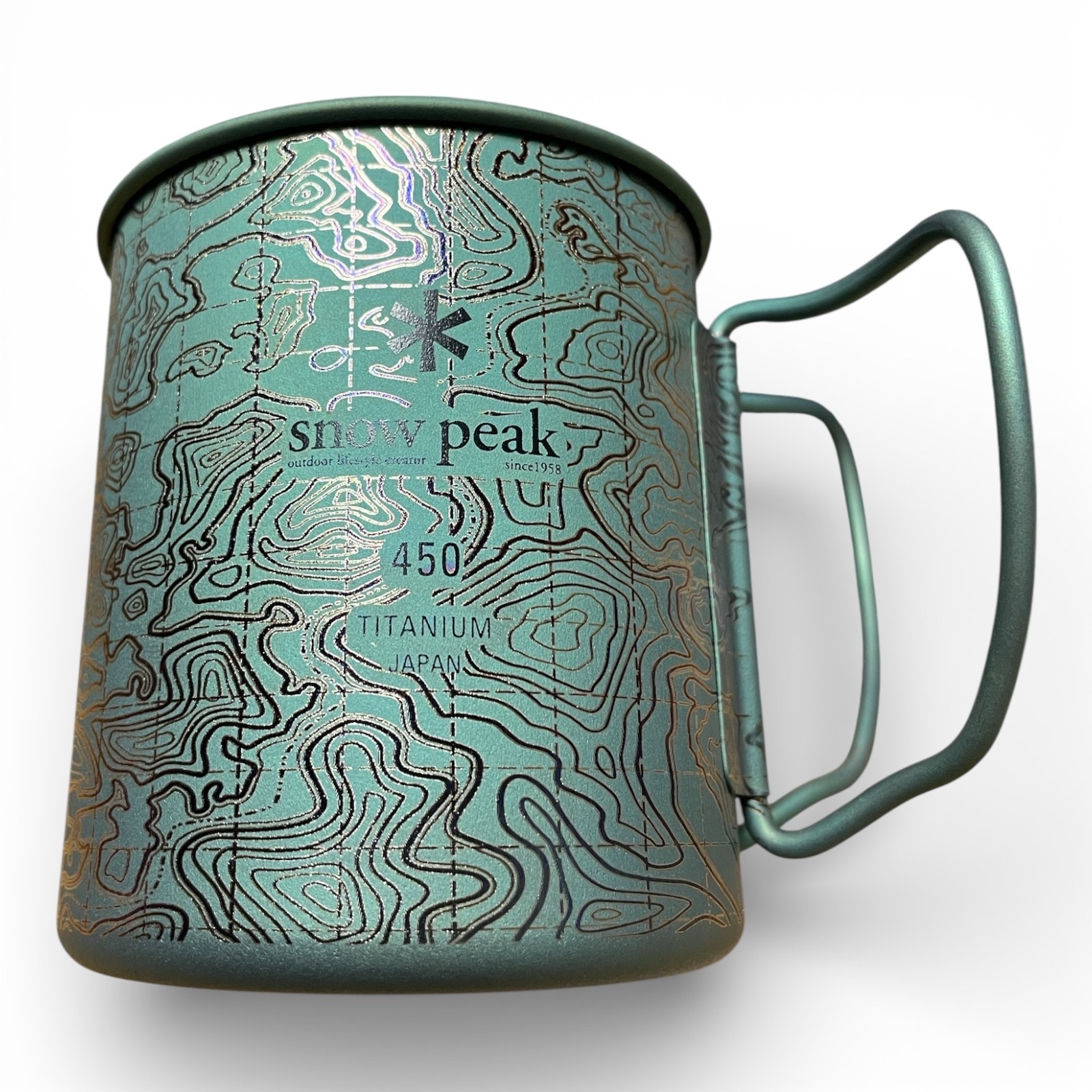 Snow Peak Titanium Mug 450ml Custom Design Camping Cup Fast Shipping