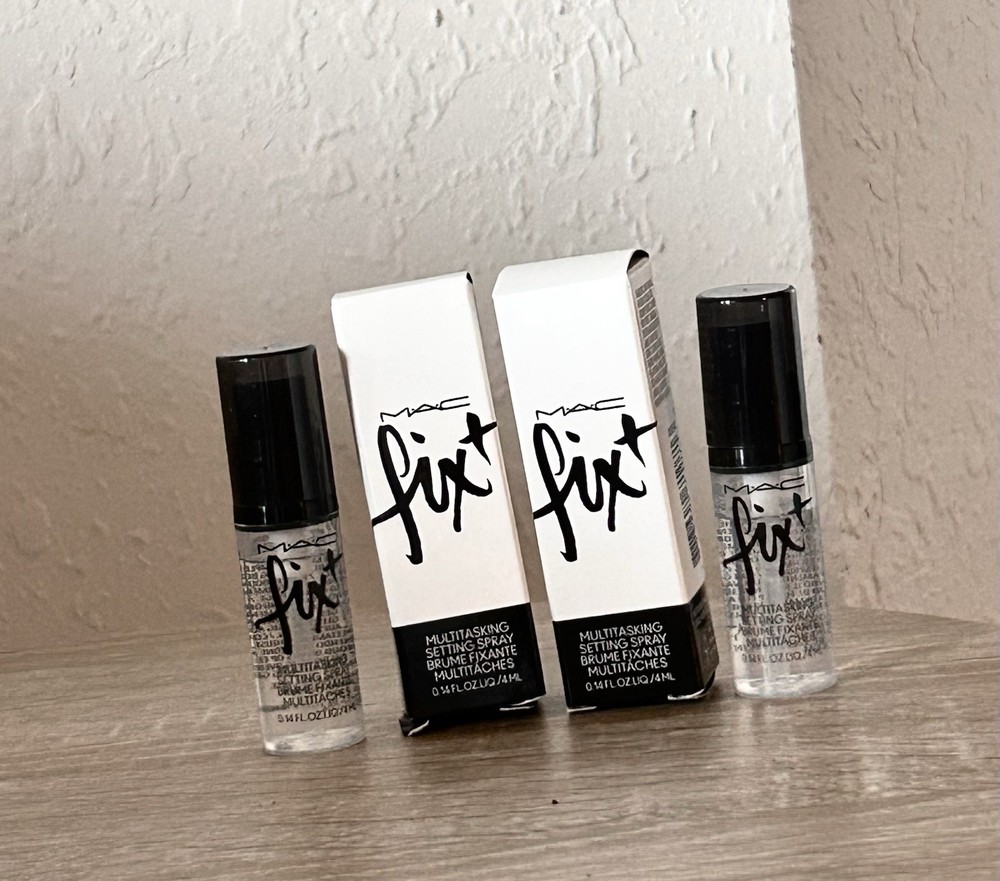 2 - MAC Fix+ Multitasking Setting Spray samples 4ml / 0.14 fl oz each