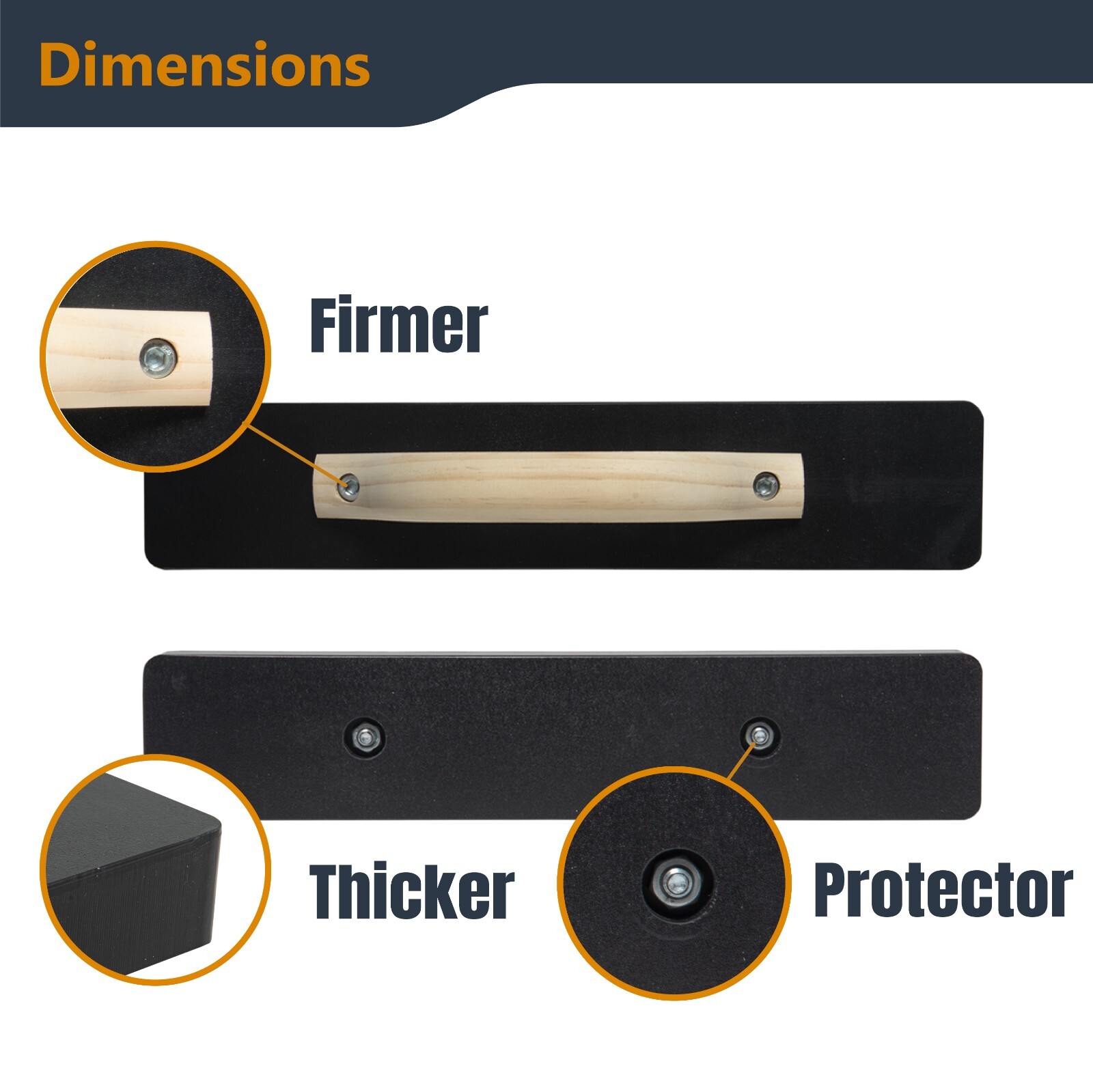 Tapping Block for Vinyl Plank Flooring, Hammer-Free Laminate Flooring Tools, 1PK